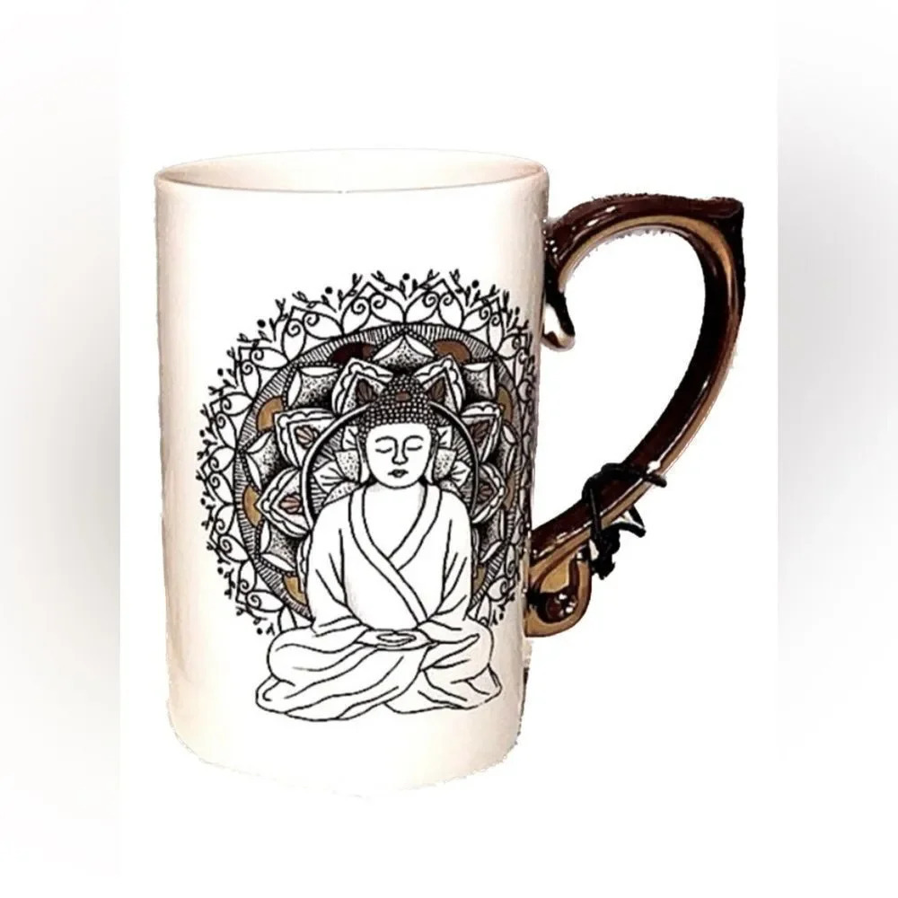 HARVEST GREEN STUDION Buddha/Mandala cup
